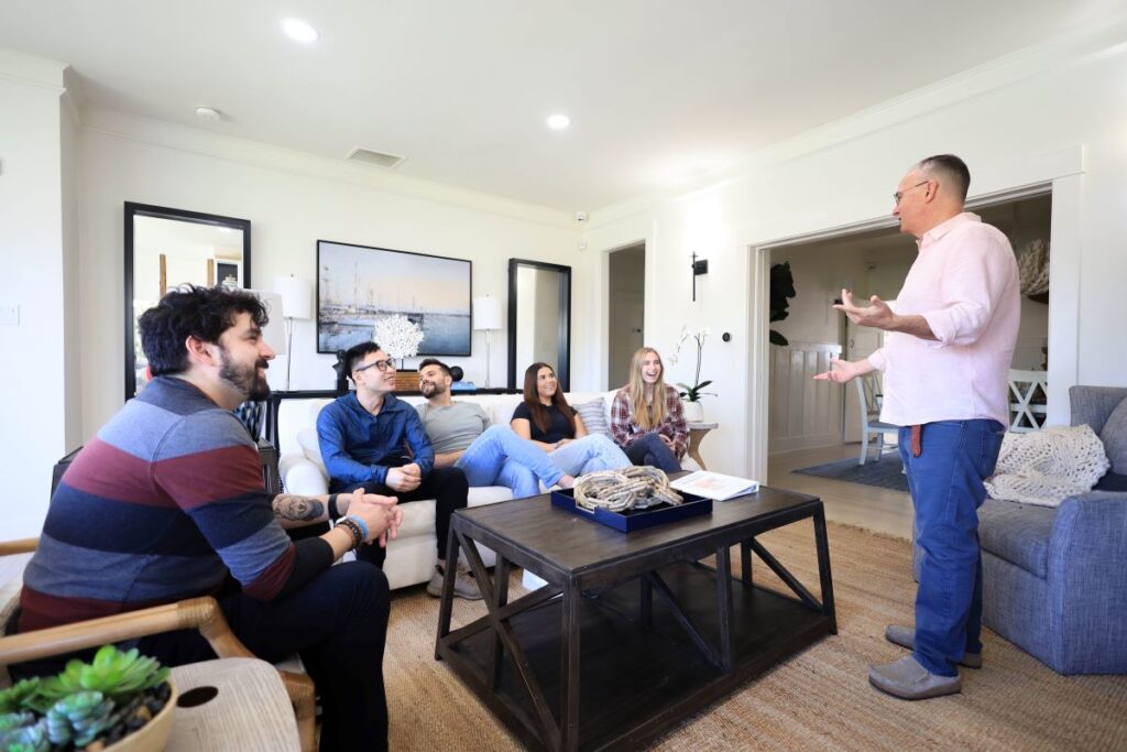 an image of clients learning about newport beach drug stats