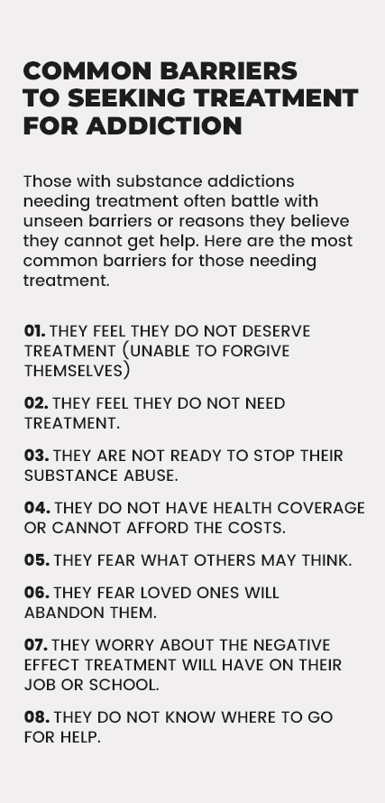 Common Barriers to Seeking Treatment for Addiction