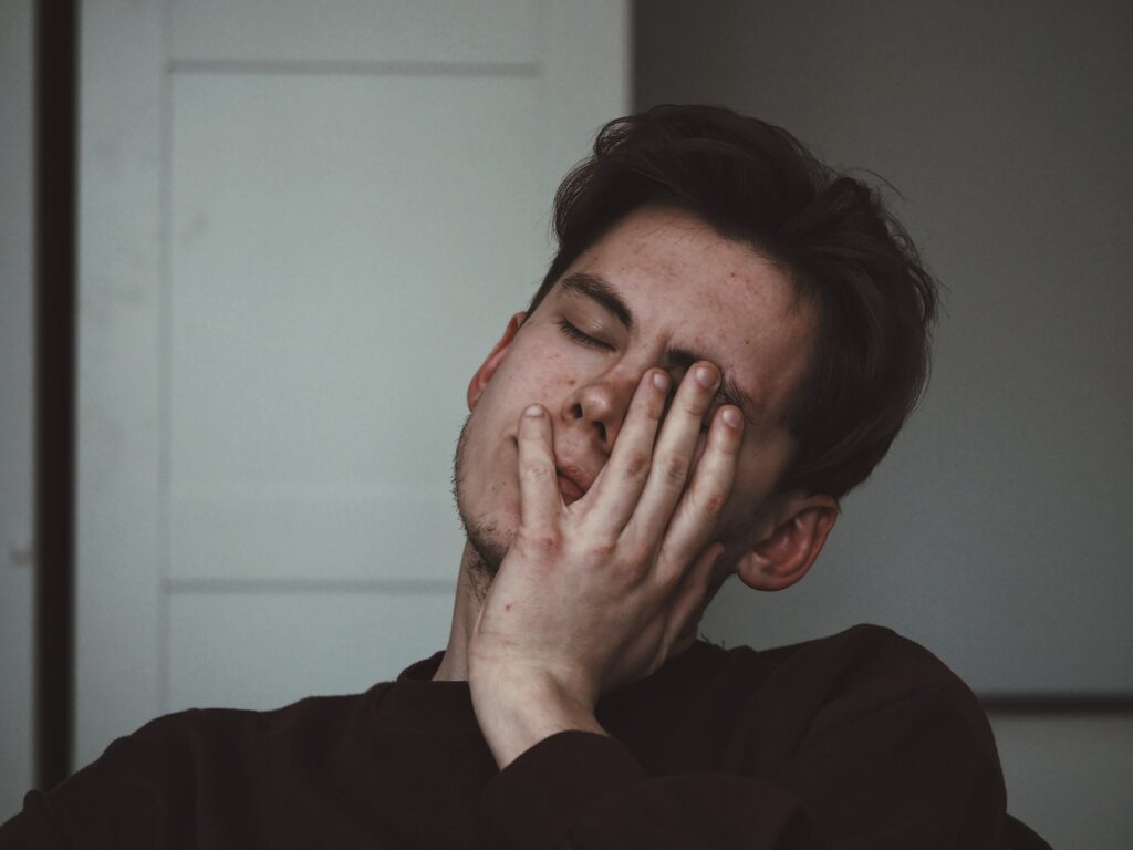an image of someone dealing with the effects of cocaine and alcohol