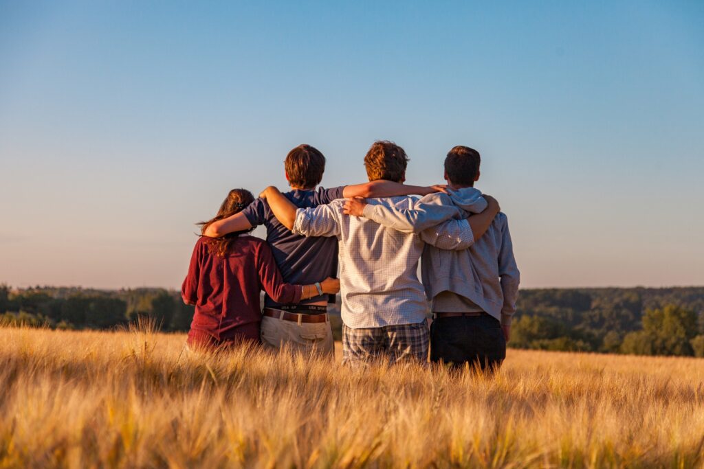 an image of people who got help drug rehab at Gratitude Lodge in California.