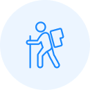 hiking icon