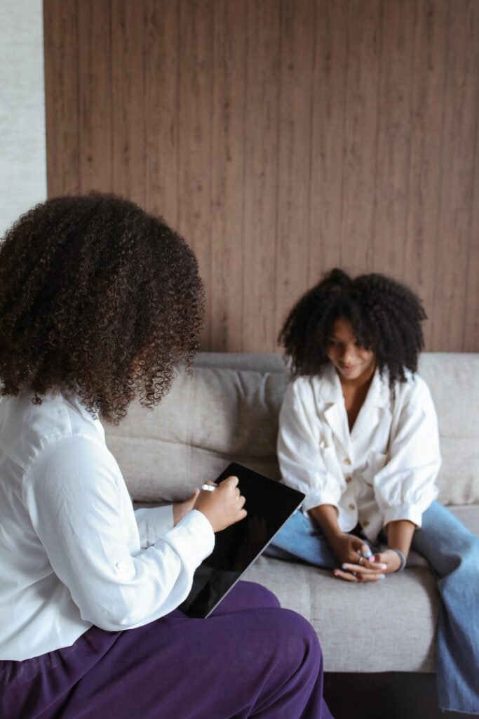 an image of someone learning about our BCBS rehab center