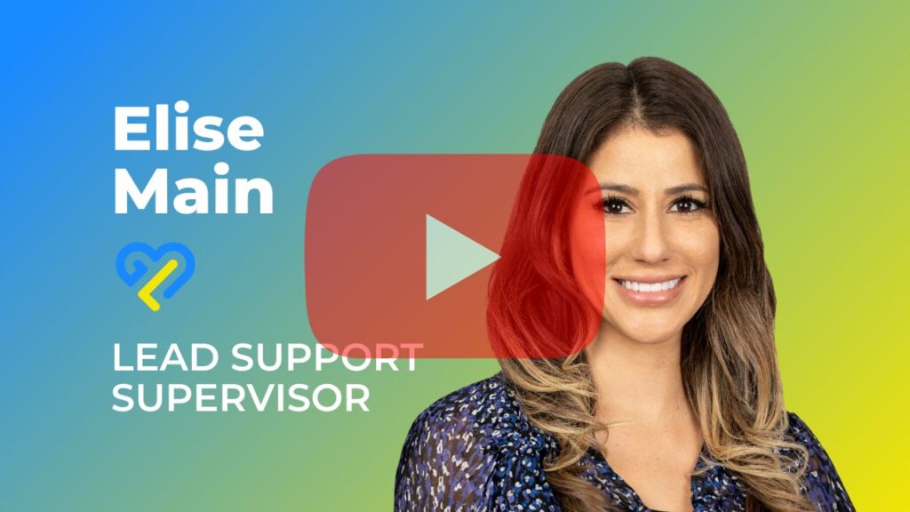 icon for a video for Elise Main, lead support supervisor