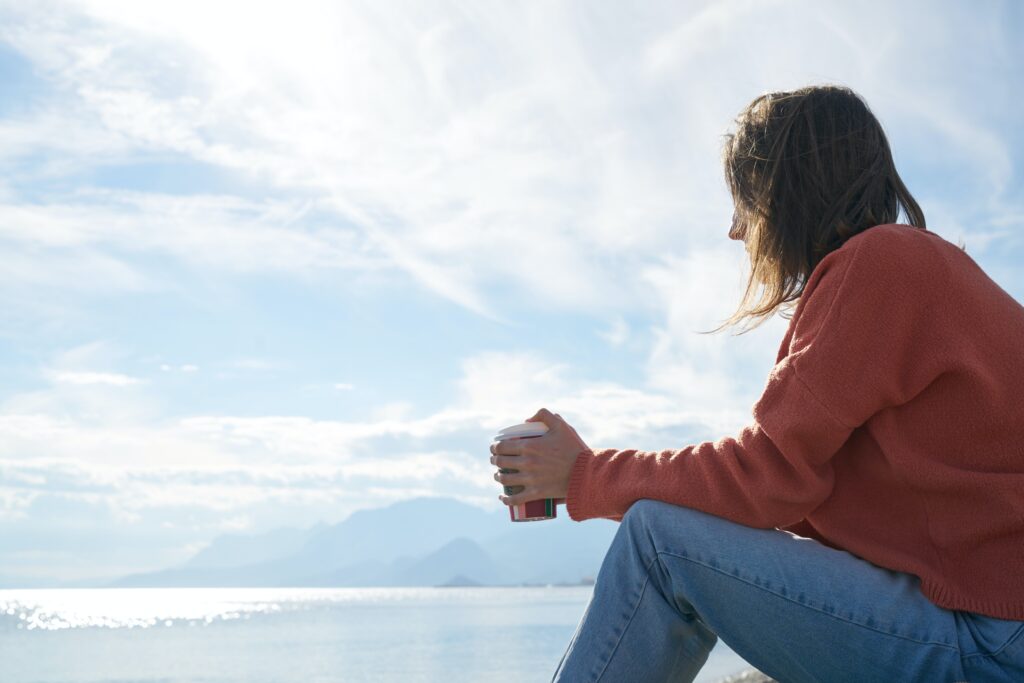 A woman stares out at Differences between barbiturates and benzodiazepines