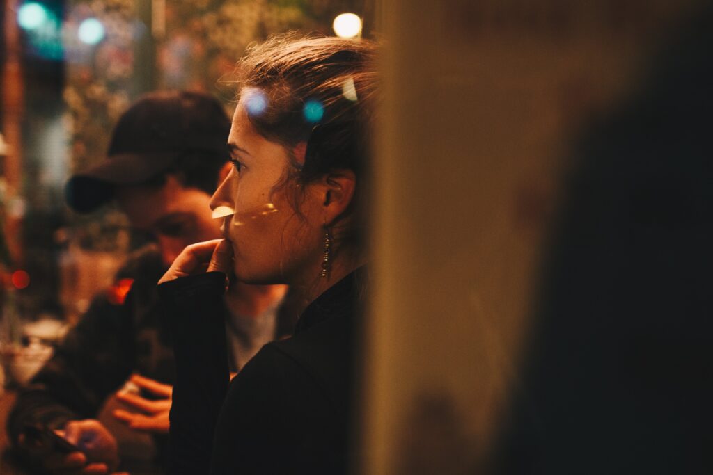 A woman sitting at a restaurant wondering What drugs are laced with fentanyl