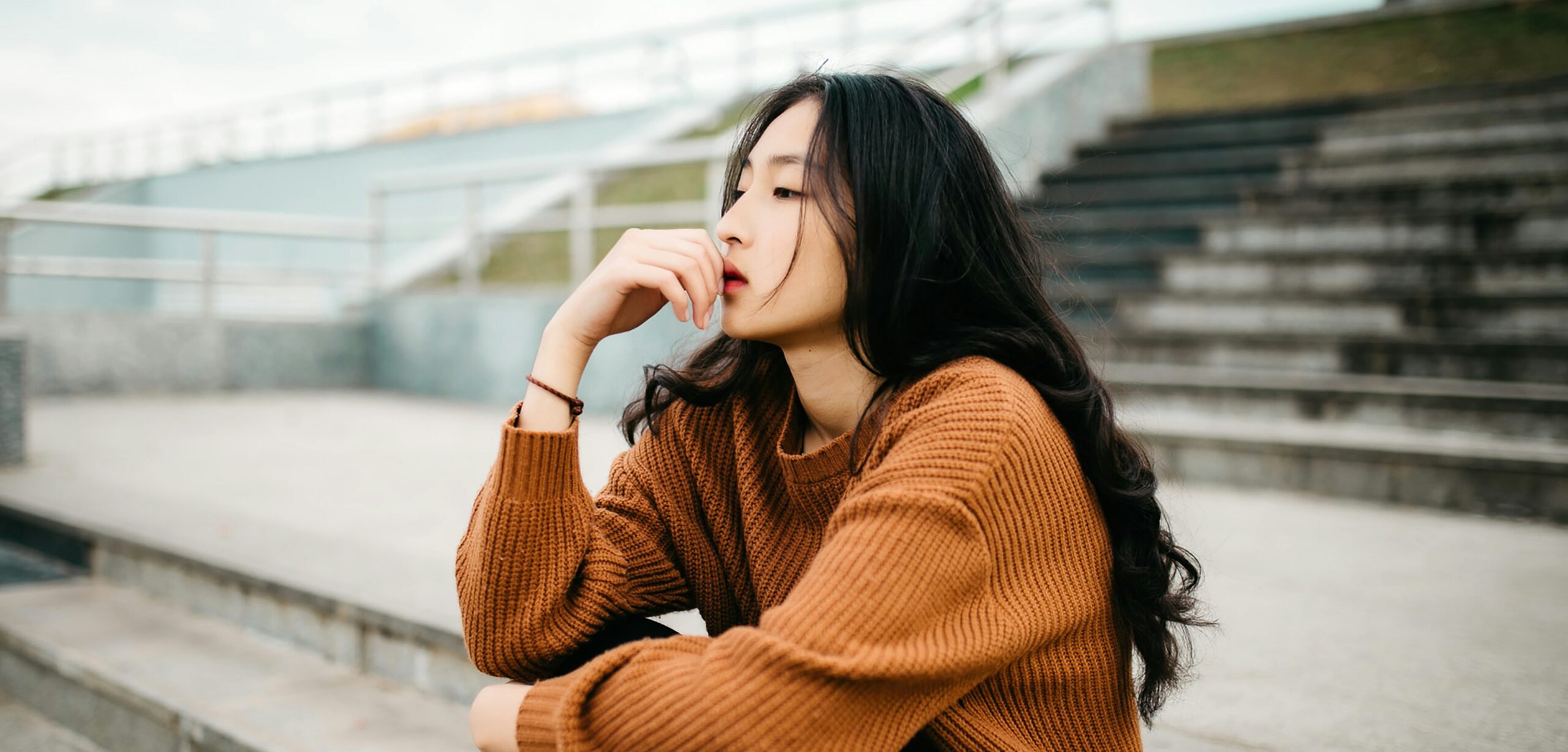 woman deep in thought representing what is cocaethelyne
