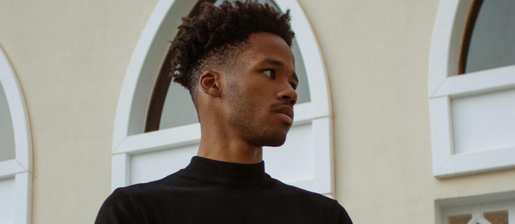 man looking away representing alcohol blackout