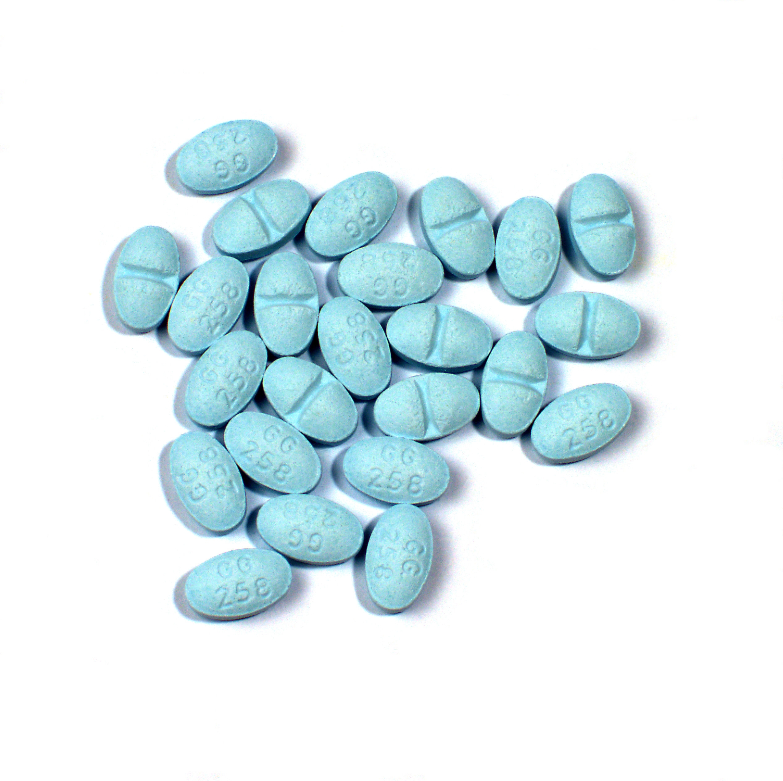 GG258 Pill Image